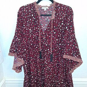 Umgee animal print dress size large